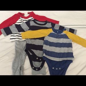 Baby boys bundle of 3 long sleeve 6-12 months